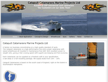 Tablet Screenshot of catapultcatamarans.co.uk